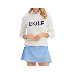 NEW RNWK club golf sweater in white